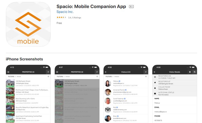 Spacio - Apps for Real Estate Agents