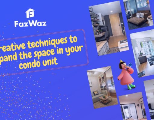 Creative techniques to expand the space in your condo unit