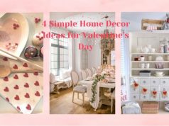 4 Simple Home Decor Ideas for Valentine’s Day
