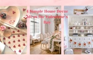 4 Simple Home Decor Ideas for Valentine’s Day